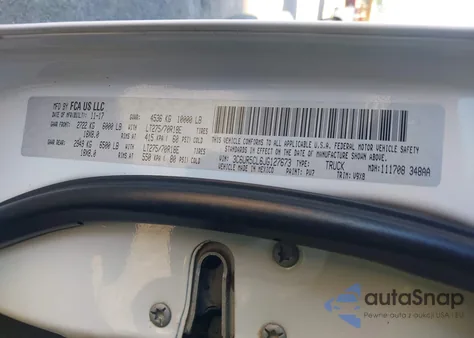 2018 Ram 2500 Tradesman 4X4 6'4 Box from USA, damaged, VIN 3C6UR5CL6JG127673